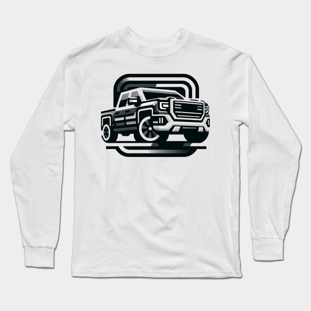 GMC Sierra Long Sleeve T-Shirt by TaevasDesign